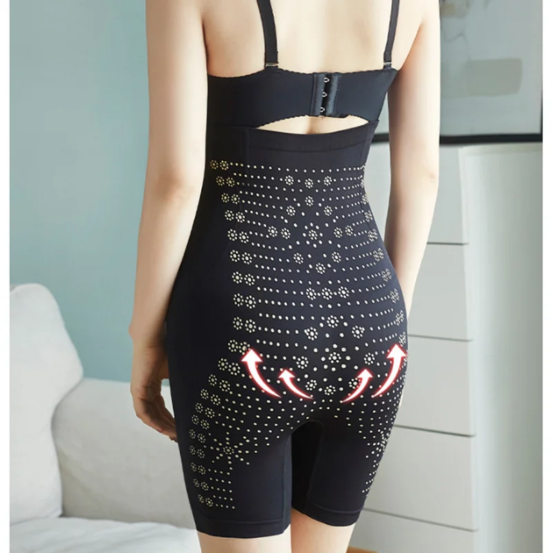 Plus Size High Waist Body Shaper Slimming Panties Tummy Control Panties Waist Trainer Butt Lifter Slimming Pants