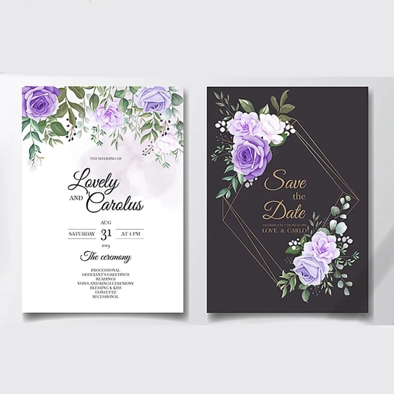 Custom Logo Design Both Sides Printing Art Paper Business Promotional Advertising Thank You Greeting Cards Custom Postcard