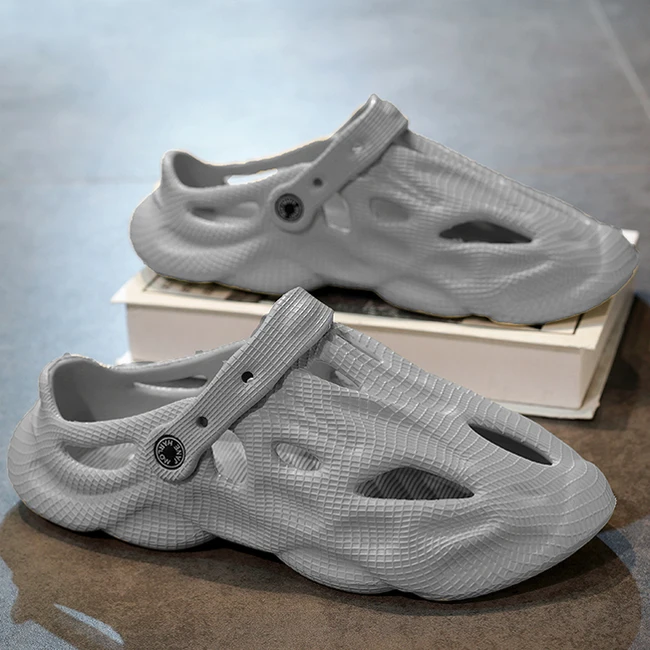 2024 Hedian wholesale High Quality New Fashion Designer Printed Casual Clogs Footwear Custom Wooden Clogs Shoes