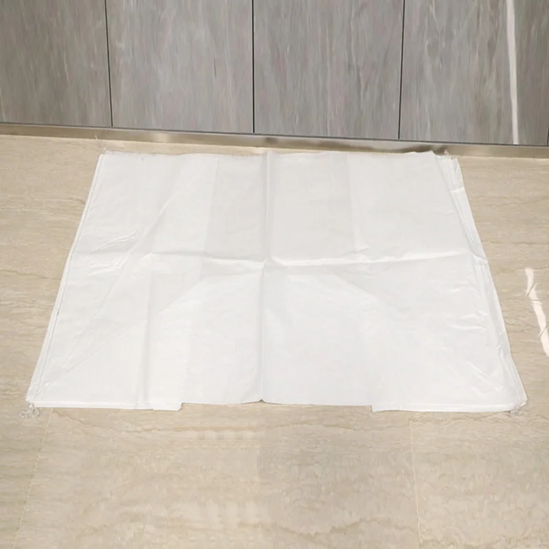 transparent white pp woven synthetic chemical fiber bag with large size