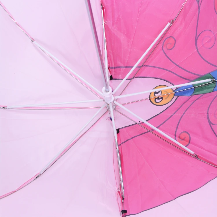 Factory Wholesale Cute Butterfly Small Size 3d Animals Umbrella for Kids