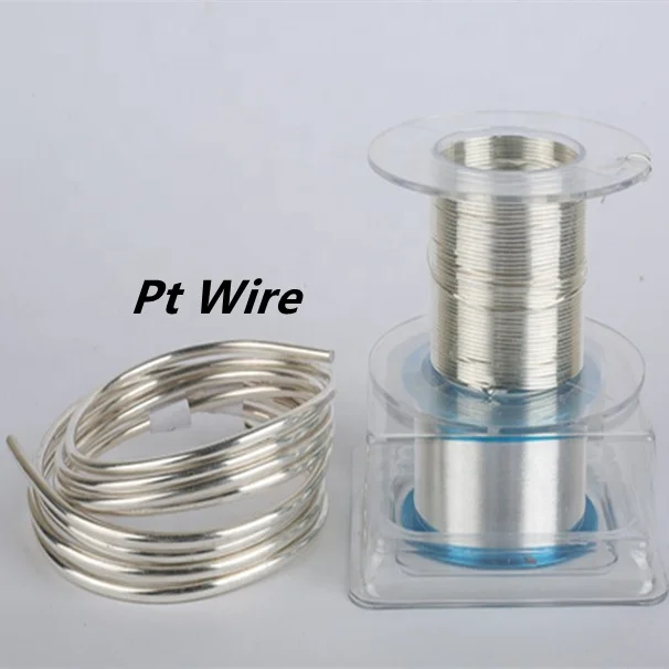 0.1mm 0.2mm 0.3mm 0.4mm 0.5mm 99.99% Purity Platinum Alloy Wire Precious Metal Platinum Wire for Medical Devices