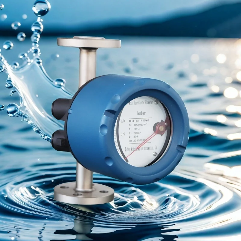 DN32 Flowmeters Water Meters Sanitary Type Metal Tube Pipe Rotameter