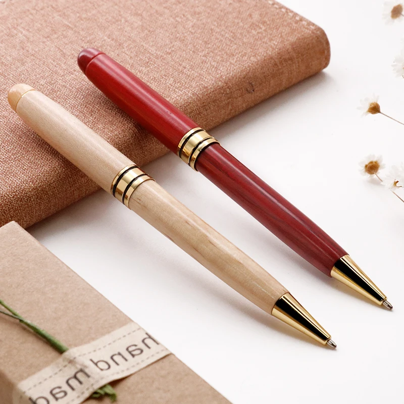 Hot Sale Eco-friendly Wooden Custom Promotional Ball Pens With Printed Logo Printed For Gift
