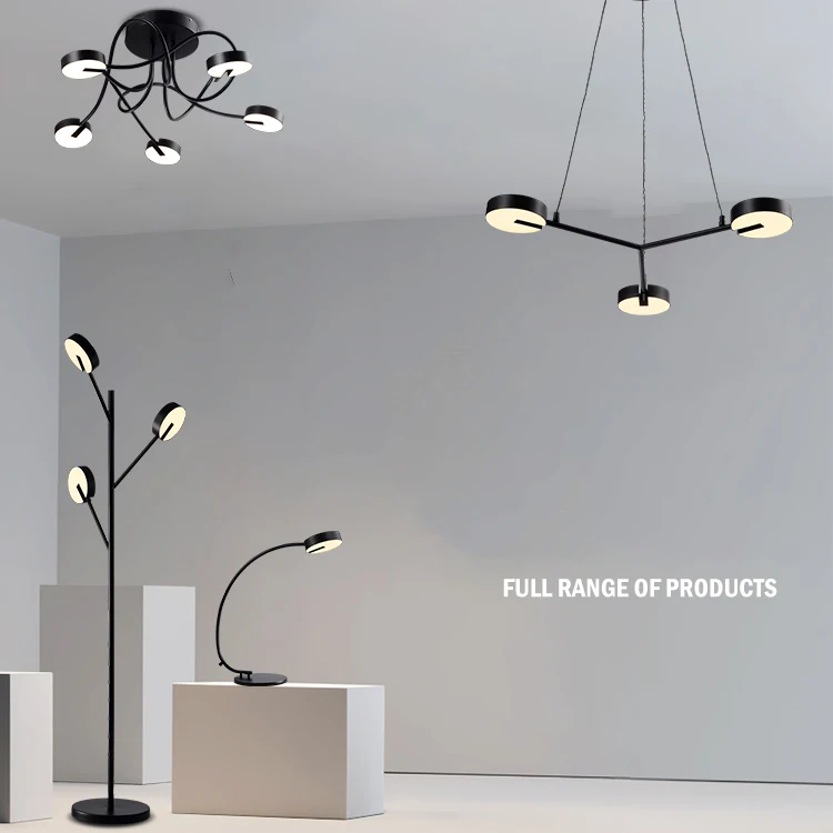 HUAYI China Manufacturer Simple Modern Decoration Indoor Living Room Hotel Restaurant LED Ceiling Light