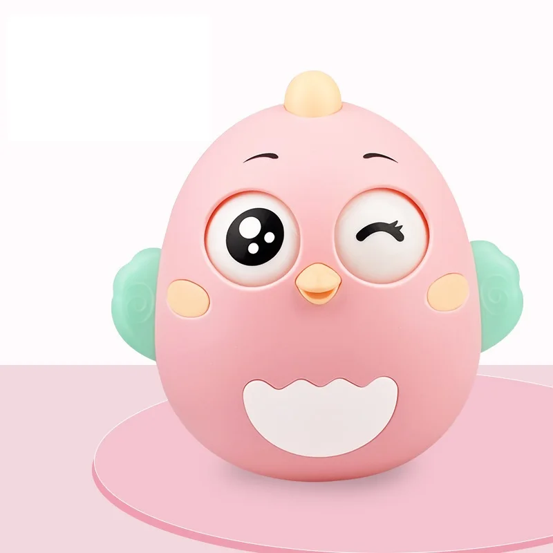 Newborns Educational Toys for Kids Baby Tumbler Toy Cute Chicken Toy