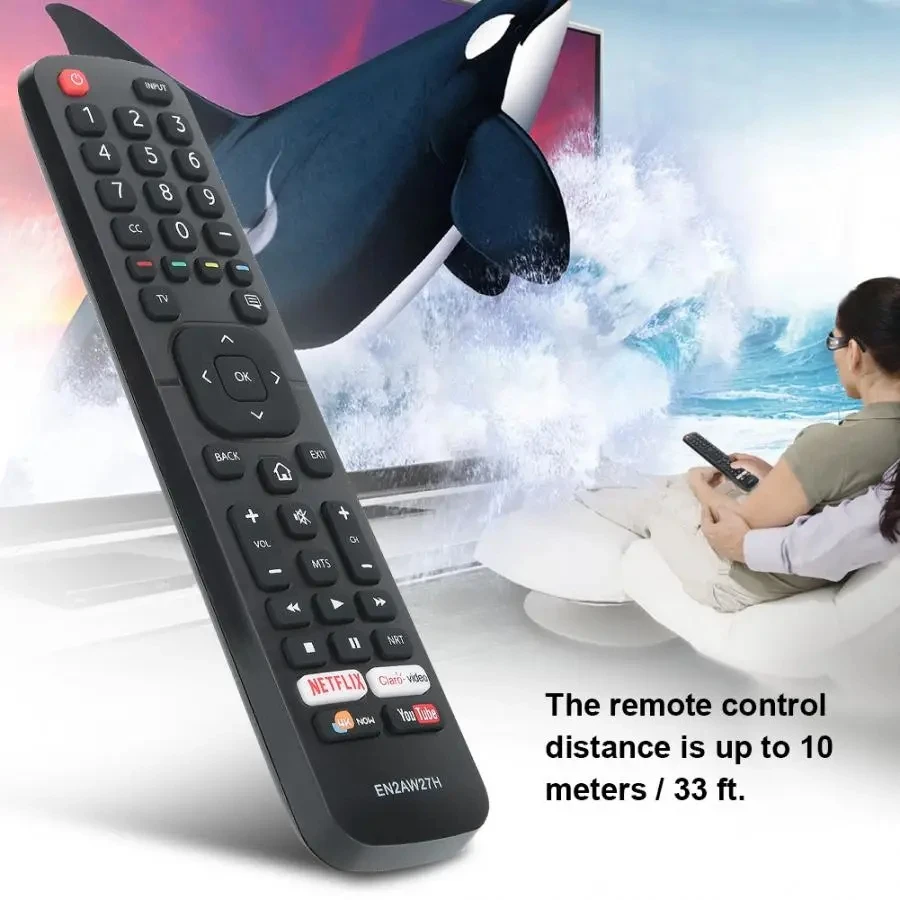 High quality EN2AW27H remote control use for Hisense TV universal acceptable Smart LCD HD controller