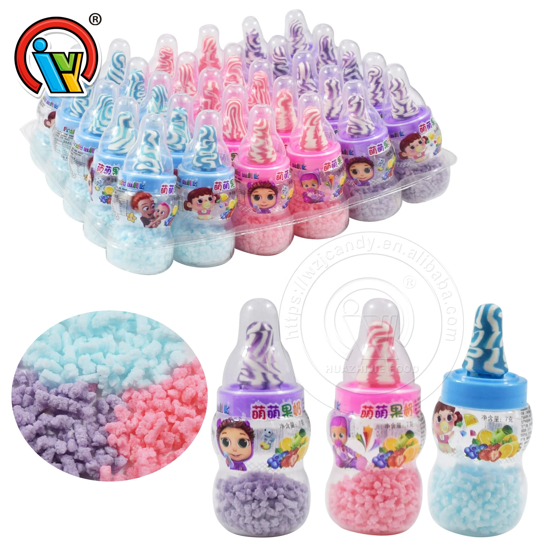 Детская бутылка соска Кристальный порошок жесткие конфеты для детей