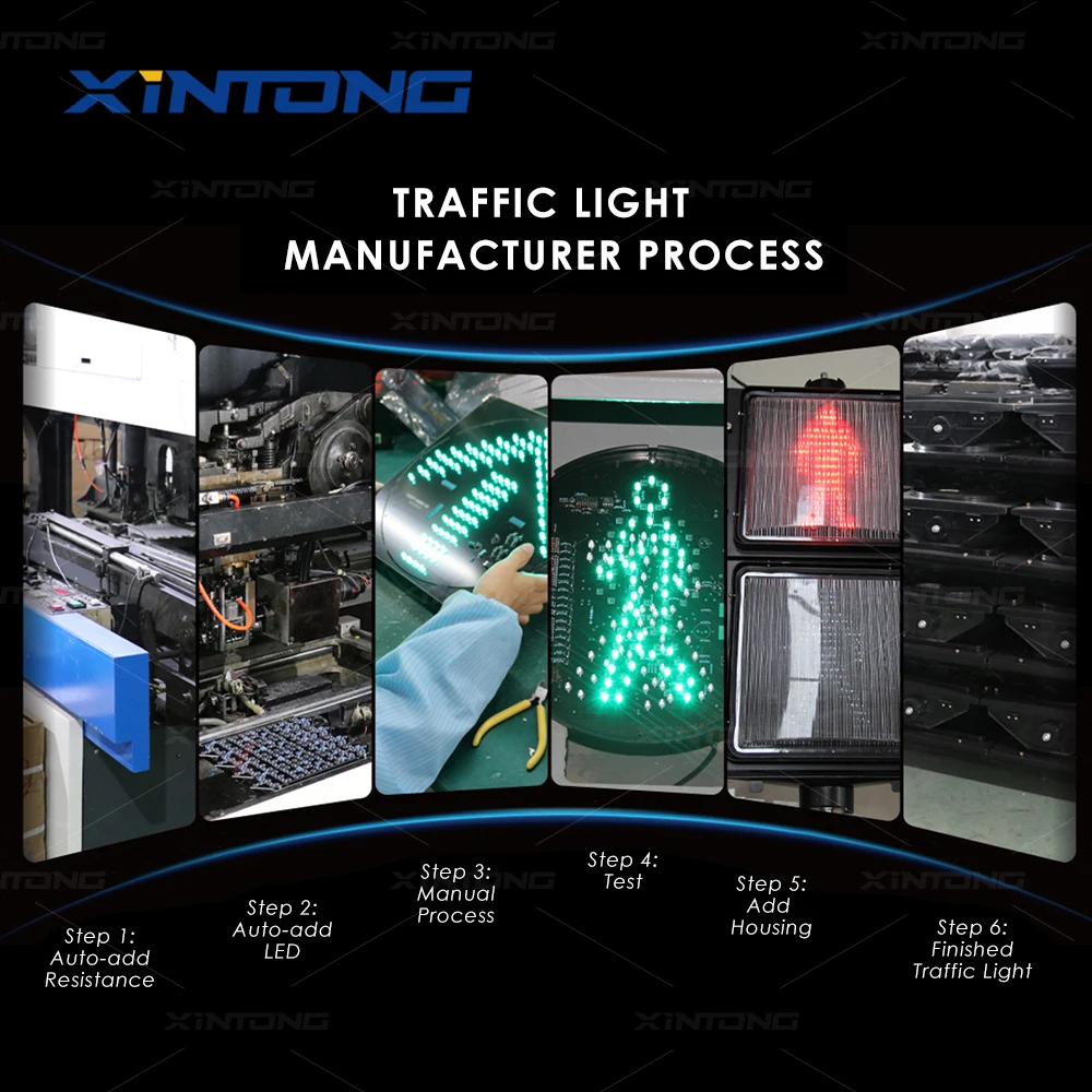 XINTONG Light Traffic Signal Led 100mm Control System Smart Arrow Directional Manufacturer Pedestrian 4 CE Certificate