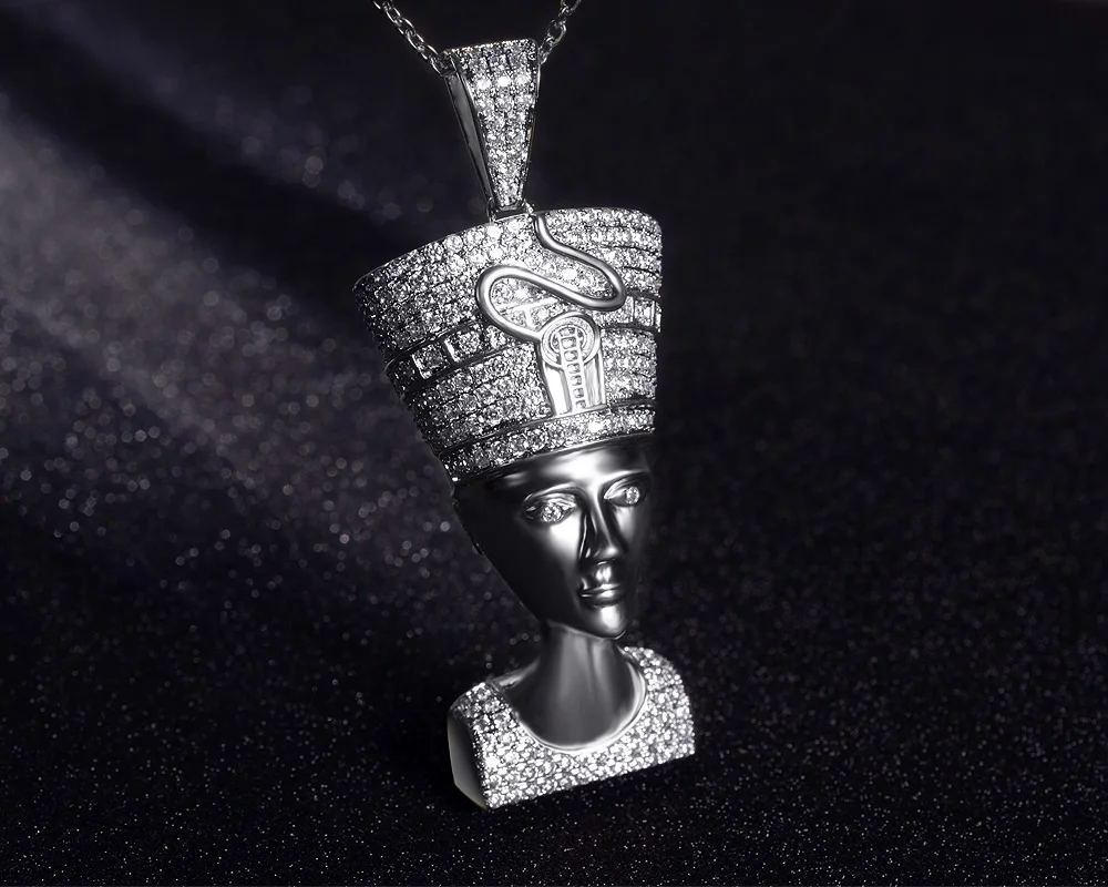 Fashion Jewelry New Design Personalized Gift Gold Filled Egyptian Pharaoh Head Pendant For Men