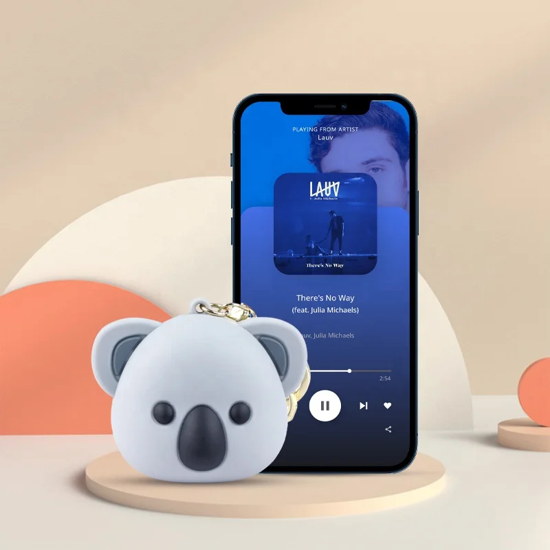 Amazon selling  Mini Wireless Speaker  Cute Cartoon koala zoon keychain Portable  Music Stereo Outdoor Wireless Speaker