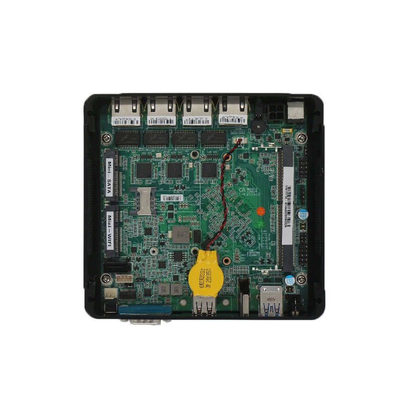 Мини-ПК брандмауэр Pfsense Soft Router In-tel Celeron J1900 J4125 4 * i211 Nics RS232 USB-шлюз аппаратное обеспечение Поддержка VPN