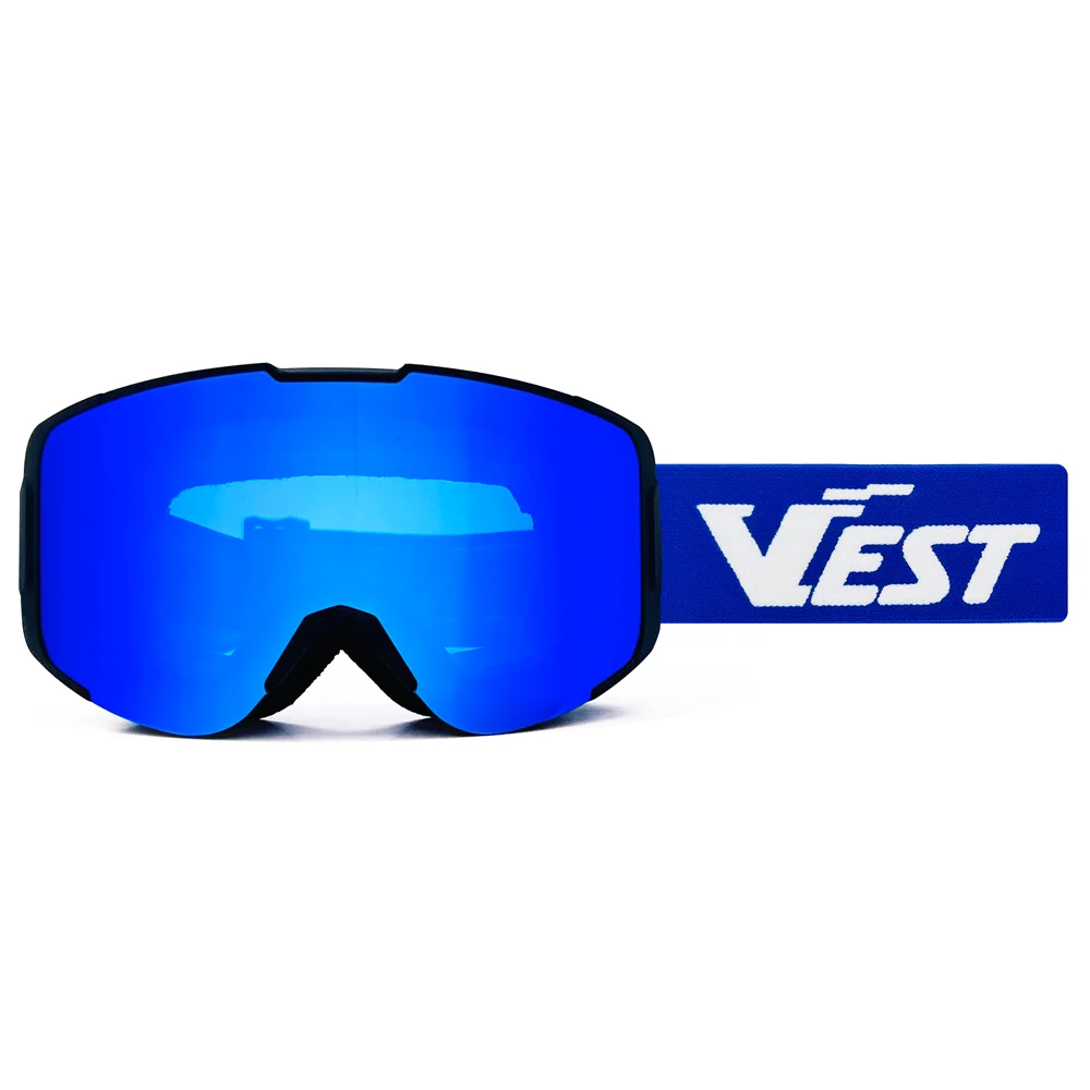 Custom Wholesale Kids Ski Goggles Anti-Fog Anti-UV OTG Suitable For Helmets Snowboard Snow Goggles Children Youth