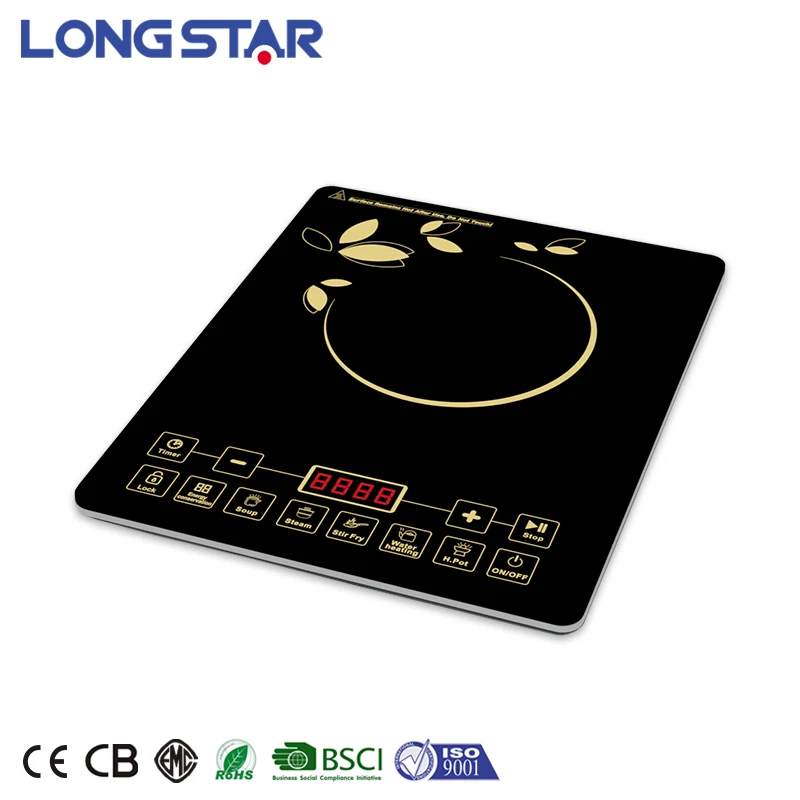 2020 Oem Induction Cooker Digital Invisible Lcd Display Induction Cooker