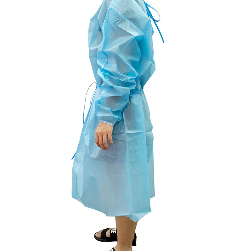 
Highly Recommend of PP+PE Disposable Non-woven Isolation Grown for Water Proof in Hot Saling 