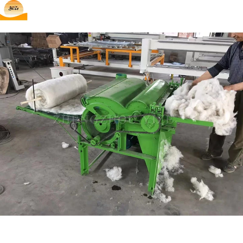 Textile wool quilting fiber wool opening machine polyester fiber opener fabric waste cotton old cloth recycling machine