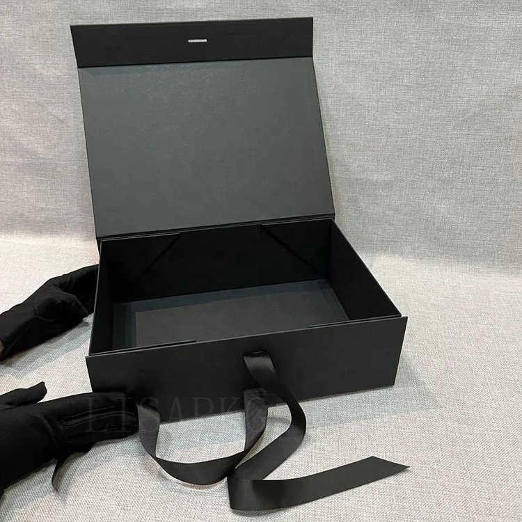 Luxury dark black mens underwear packaging boxes design