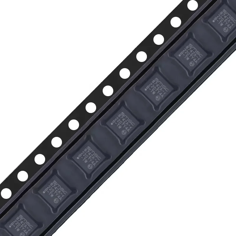 LAN8742AI LAN8742AI-CZ-TR marking 8742A-i Ethernet ICs Ethernet Buffer Driver Transceiver 10Mbps/100Mbps QFN24