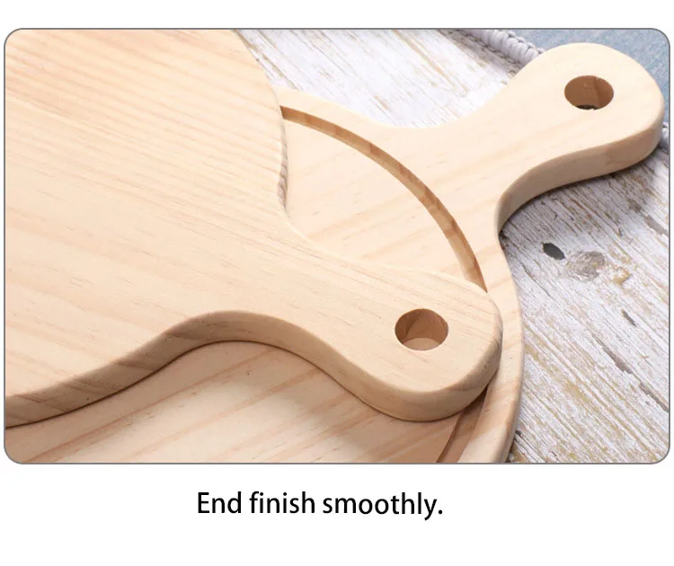 Best Selling Pine Wood Pizza Board Bread Cheese Pizza Wooden Board
