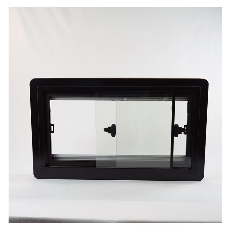 MG15 sliding right or left side to open 900x500mm caravan window aluminum alloy outer frame ABS inner frame