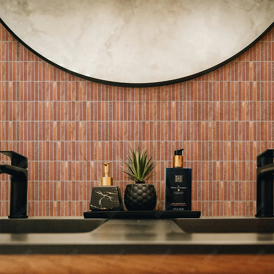 Проект отеля для ванной комнаты кухонный фартук настенный стэкбонд из натурального мрамора Смешанное стекло набор тату палец мозаичная плитка красный