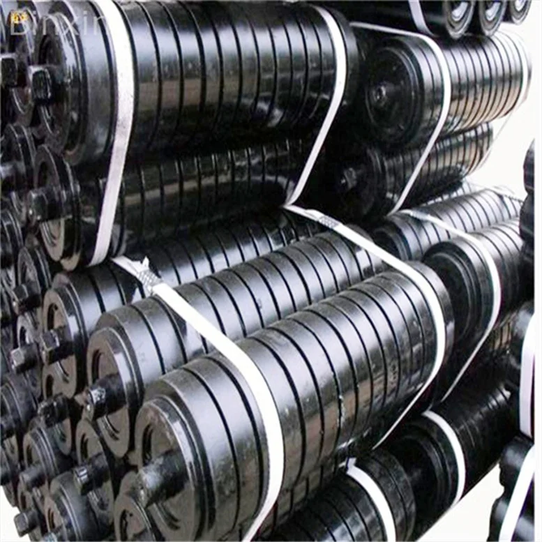 152mm Dia anti  corrosion rubber disc conveyor impact roller