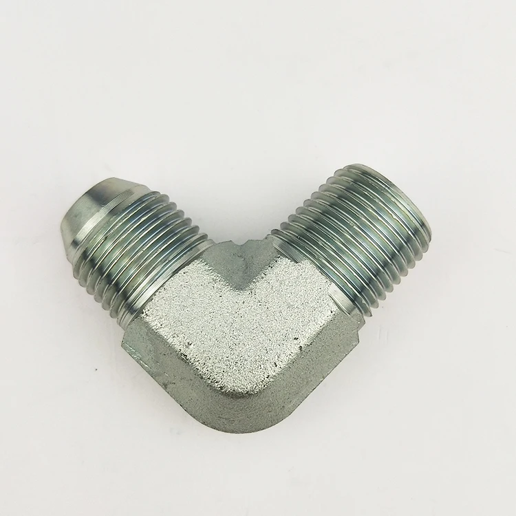 
Гидравлический адаптер из углеродистой стали 90 JIC штекер 74 КОНУС/NPT штекер Адаптер 