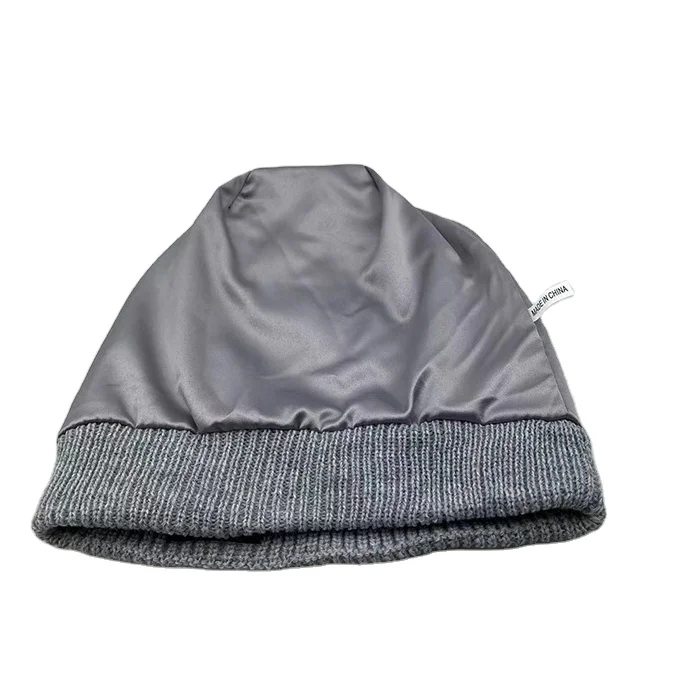 Solid Color Custom woven label Logo Rib Winter Knitted Hats Outdoor Warm winter hat Customize Beanies for Women And Men