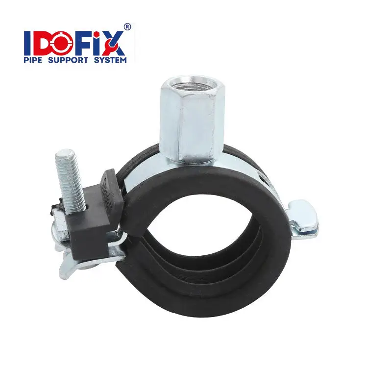 Top rated Quick Release Lock Heavy Duty Pipe Clamp With Rubber Adjustable Pipe Clip l Clamp