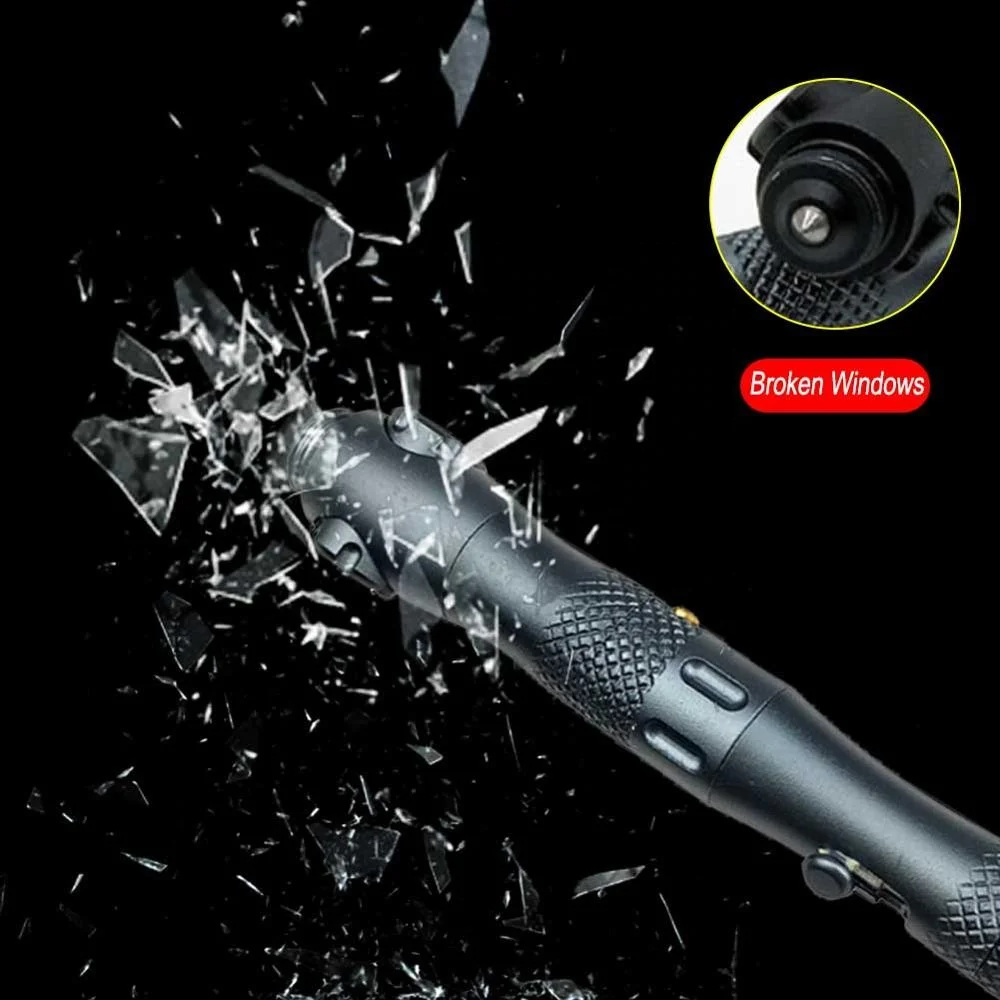 Multifunction Self Defense Tactical Pen with LED Light Emergency Glass Breaker Outdoor Survival Camping Security Tools