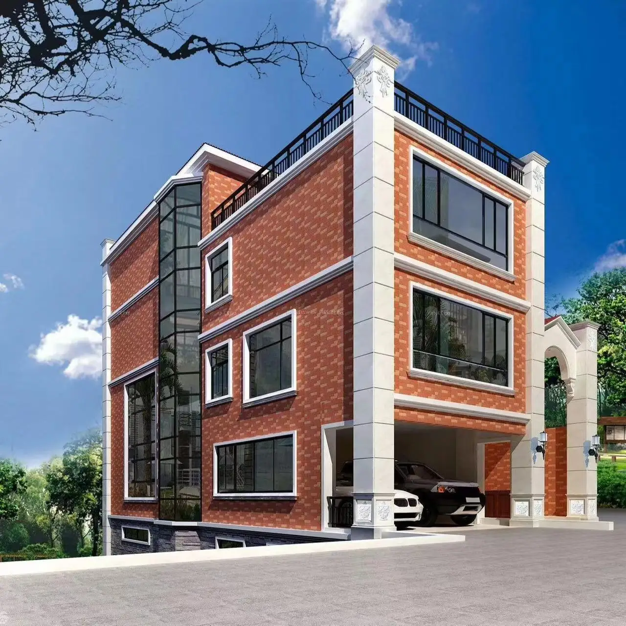 Manufacturers wholesale exterior wall decoration GRC eave line modeling