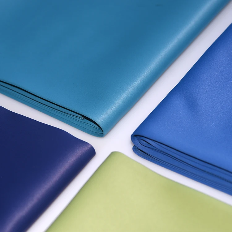 100% Polyester Curtain Blackout Fabrics Inherently Flame Retardent Curtain Fabric