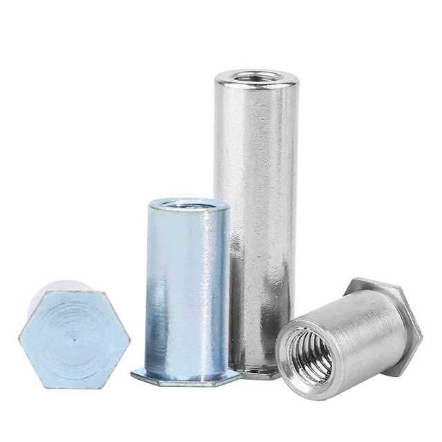 #5 #6 #8 дюймов M3 M4 M5 M6 с половинной резьбой углеродистая нержавеющая сталь алюминий круглая Шестигранная плоская головка водонепроницаемые заклинивание