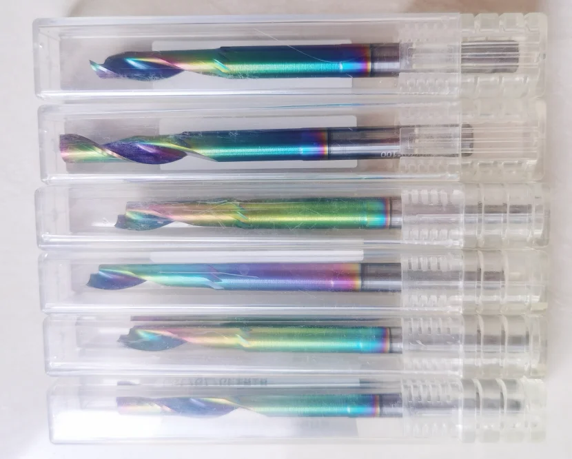 Imported tungsten steel diamond coated single edge milling cutter (8 * 3 * 30/70 * 100)