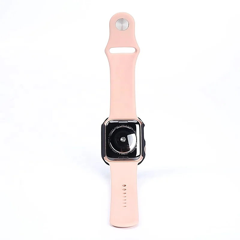 Аксессуары для наручных часов с защитным закаленным Твердая Обложка apple Watch Чехол класса люкс 38 мм 40 42 м 44 см чехол Iwatch со