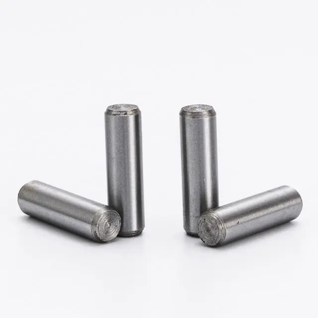 Aluminum Cylindrical Pins Grooved Pin Shaft Flat Head With Hole Cylindrical Pin