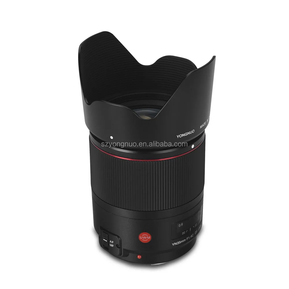 YONGNUO Camera Ultrasonic AF Aperture Auto Focus lens YN35mm F1.4C DF UWM