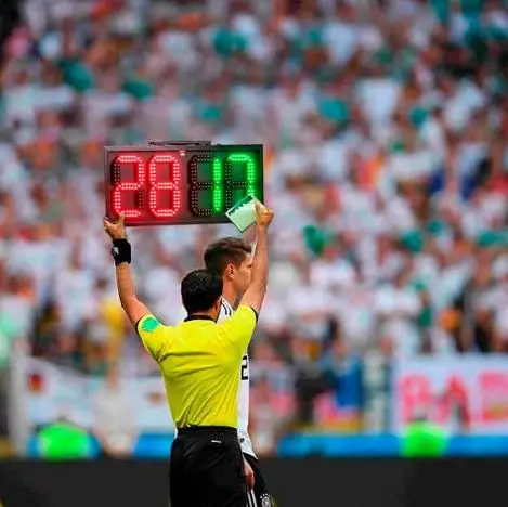 Electronic substitution board double side LED display digital soccer football substitution board