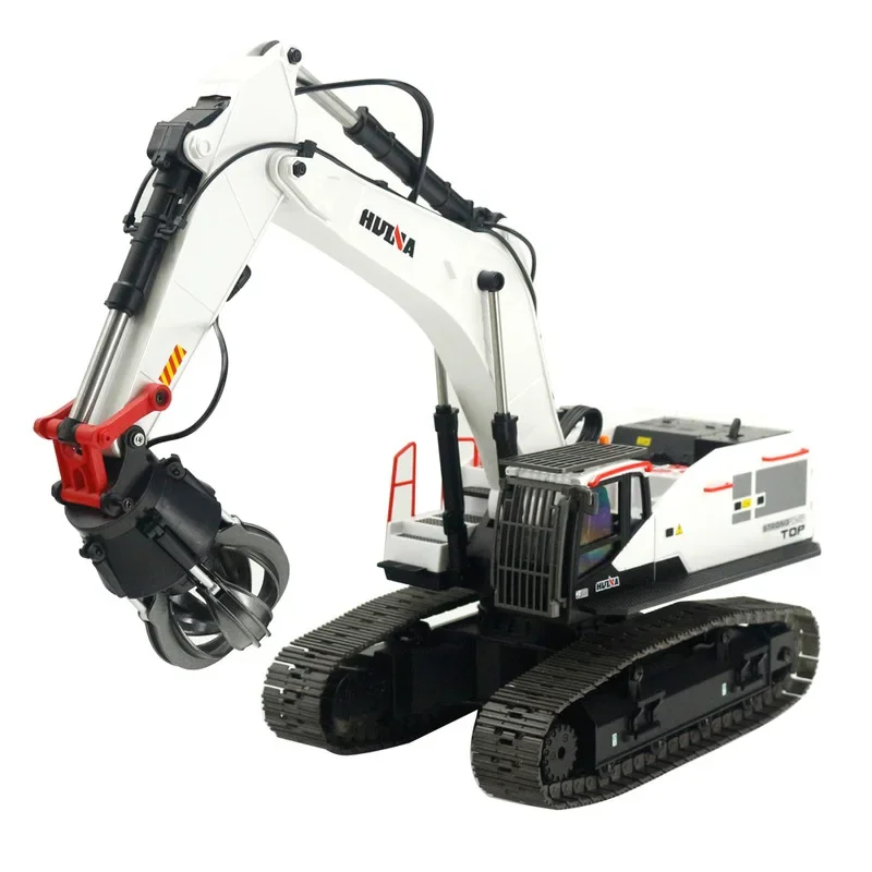 Huina 1594 1:14 Scale Large Engineering Vehicle Toy RC Electric Remote Control Excavator Forklift 22 Channel Alloy Model Outdoor