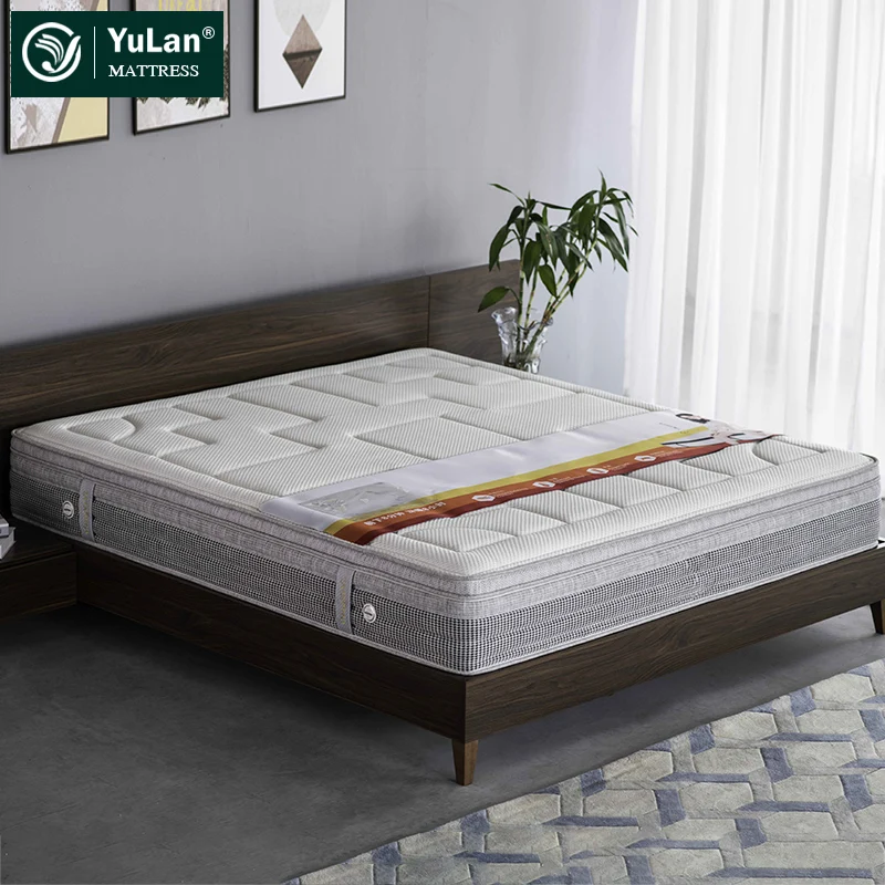 High Quality Cooling Gel Memory Foam Mattresses Pocket Spring Bed Mattress