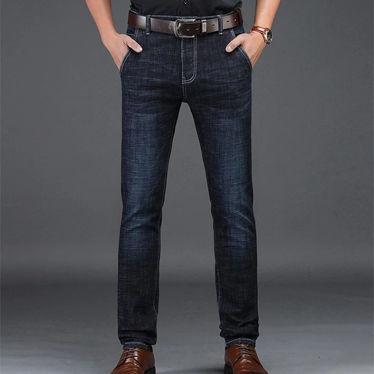 
Stock fashion classic style slim fit denim mens jeans wear 