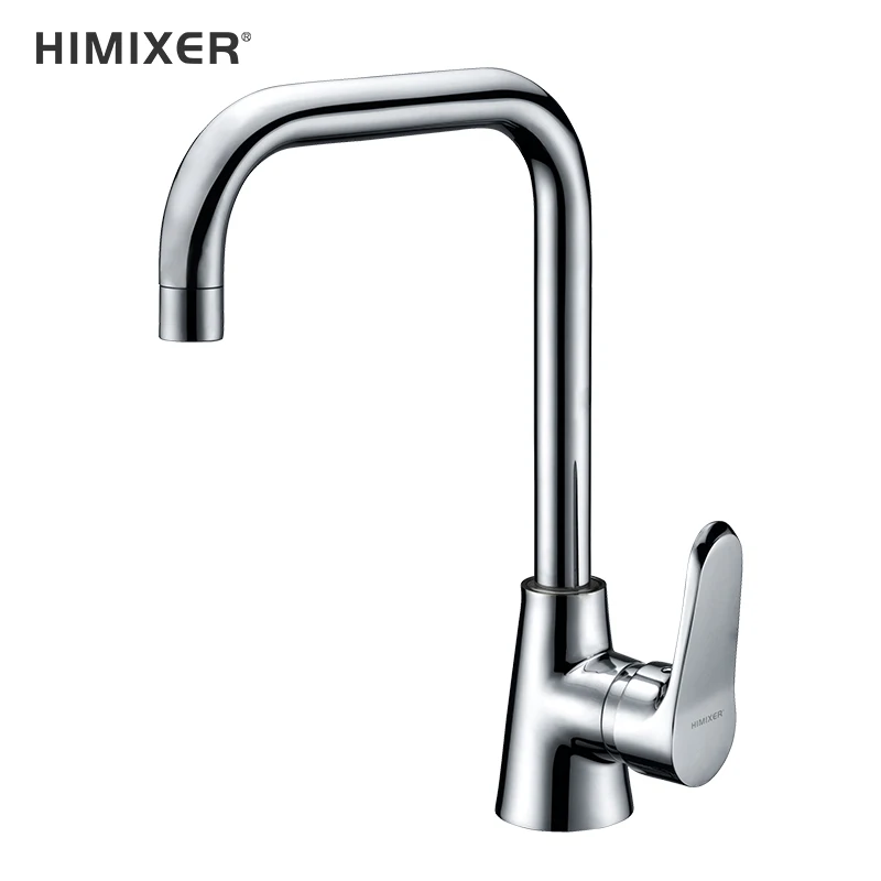 2021 quality small MOQ single lever hot cold water taps single handle brass kitchen sink mixer faucet