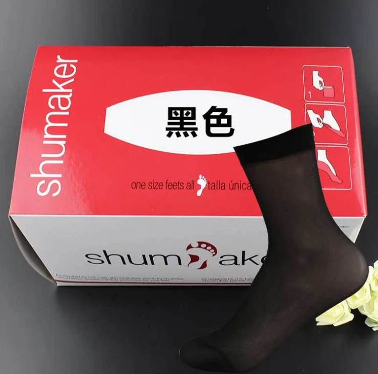 wholesale one time use try on disposable foot socks transparent sock sox stock