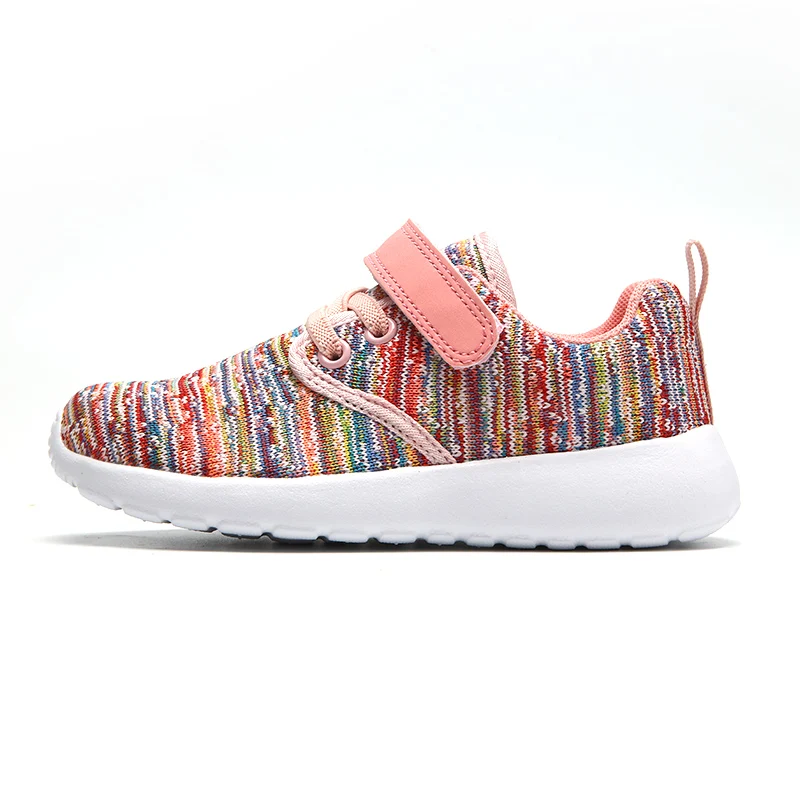
Hot selling style kids woven fabric sneakers shoes for boys and girls running shoes children shoes 