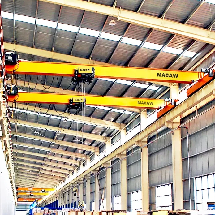 Professional European single beam crane manufacturer 3 ton 5 ton 10 ton single girder overhead crane bridge crane for sale