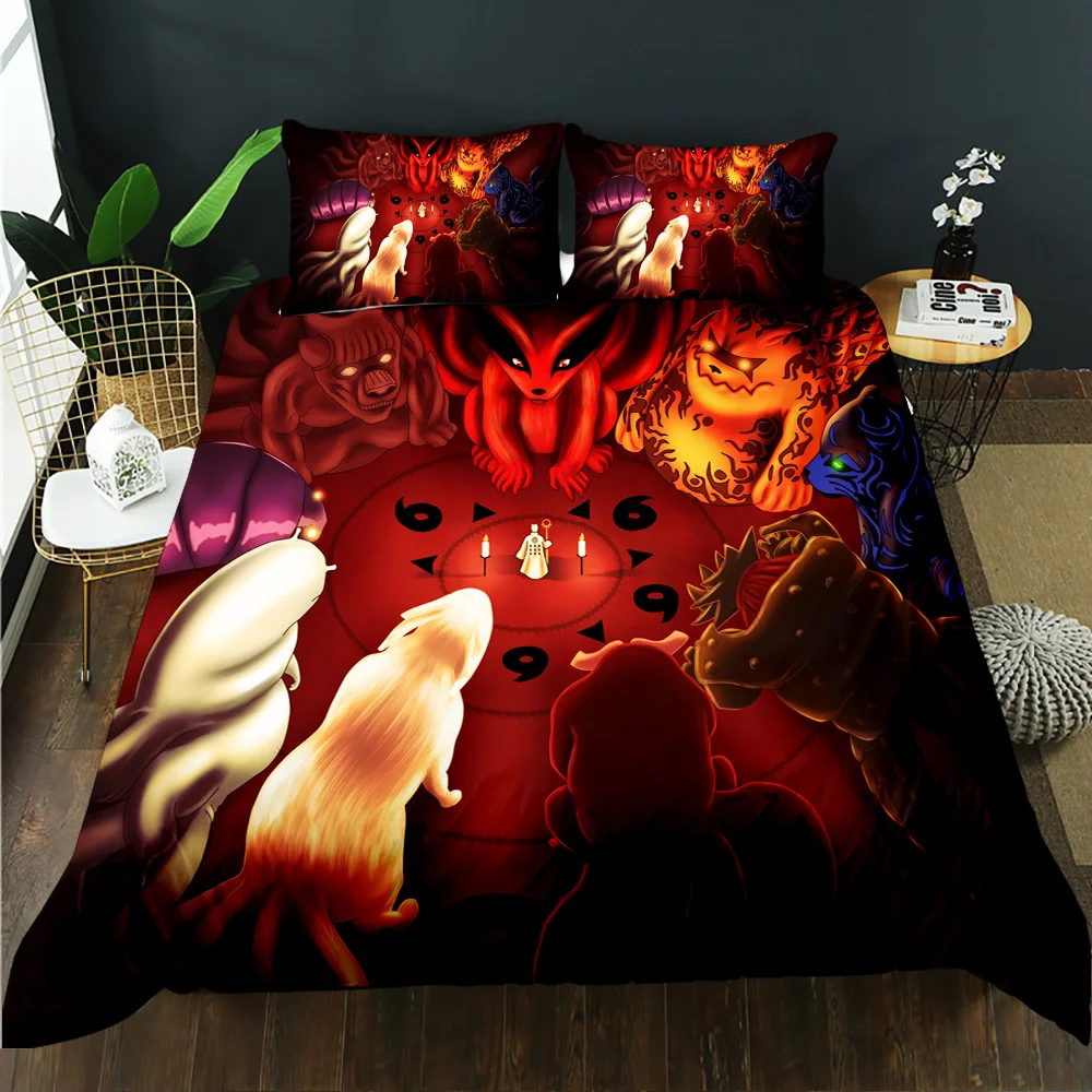 One Piece Kakashi Japan Narutos anime 3D bedding set 3 pieces  Bed Sheets duvet cover