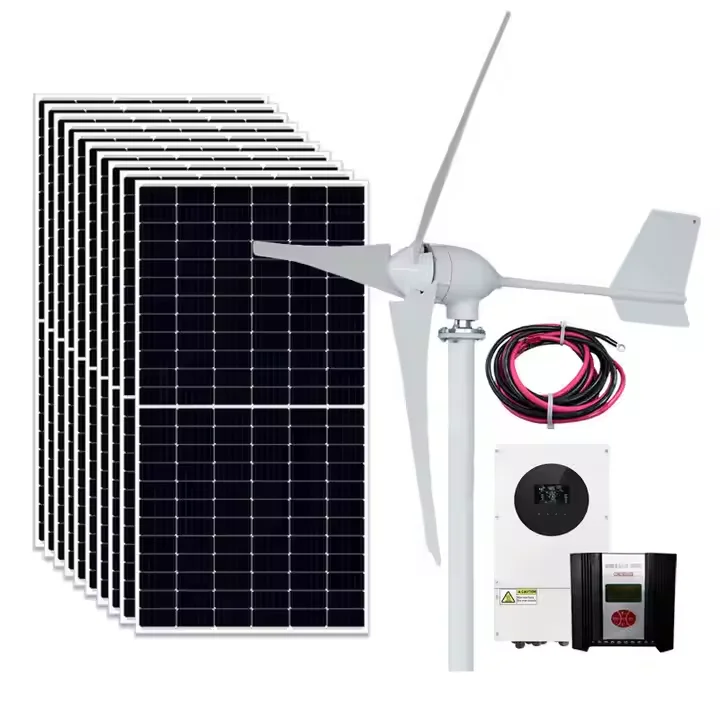 Nuuko Wind Turbine Power Solar Hybrid Turbine 5Kw Wind Power Generation Free Home Solar Systems