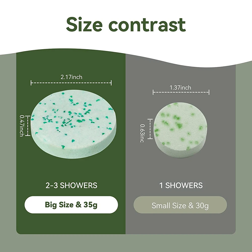 Custom Eucalyptus Shower Bath Steamers Aromatherapy 16 Pack for 35g