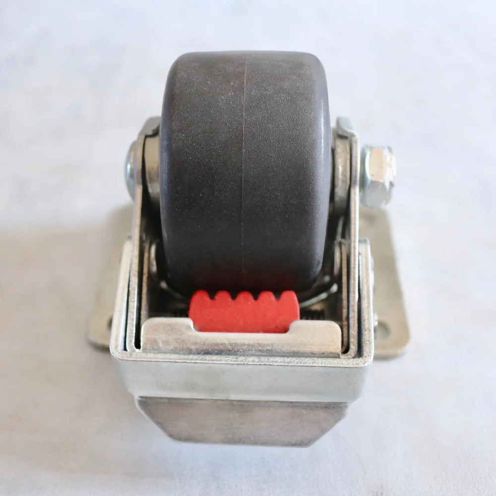 SS Business Mask Machine Low Profile Caster Wheel 2.5 inch