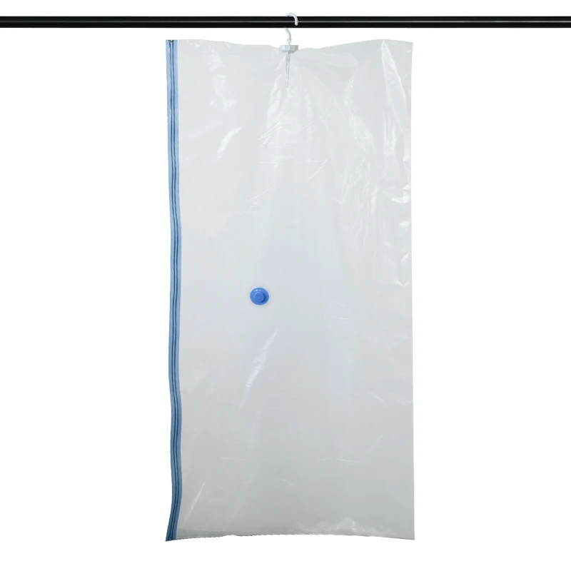 Home Closet Down-filled Coat Hanging Vacuum Compressed Bag Clothes Hanger Storage Bag Space Saver Bag